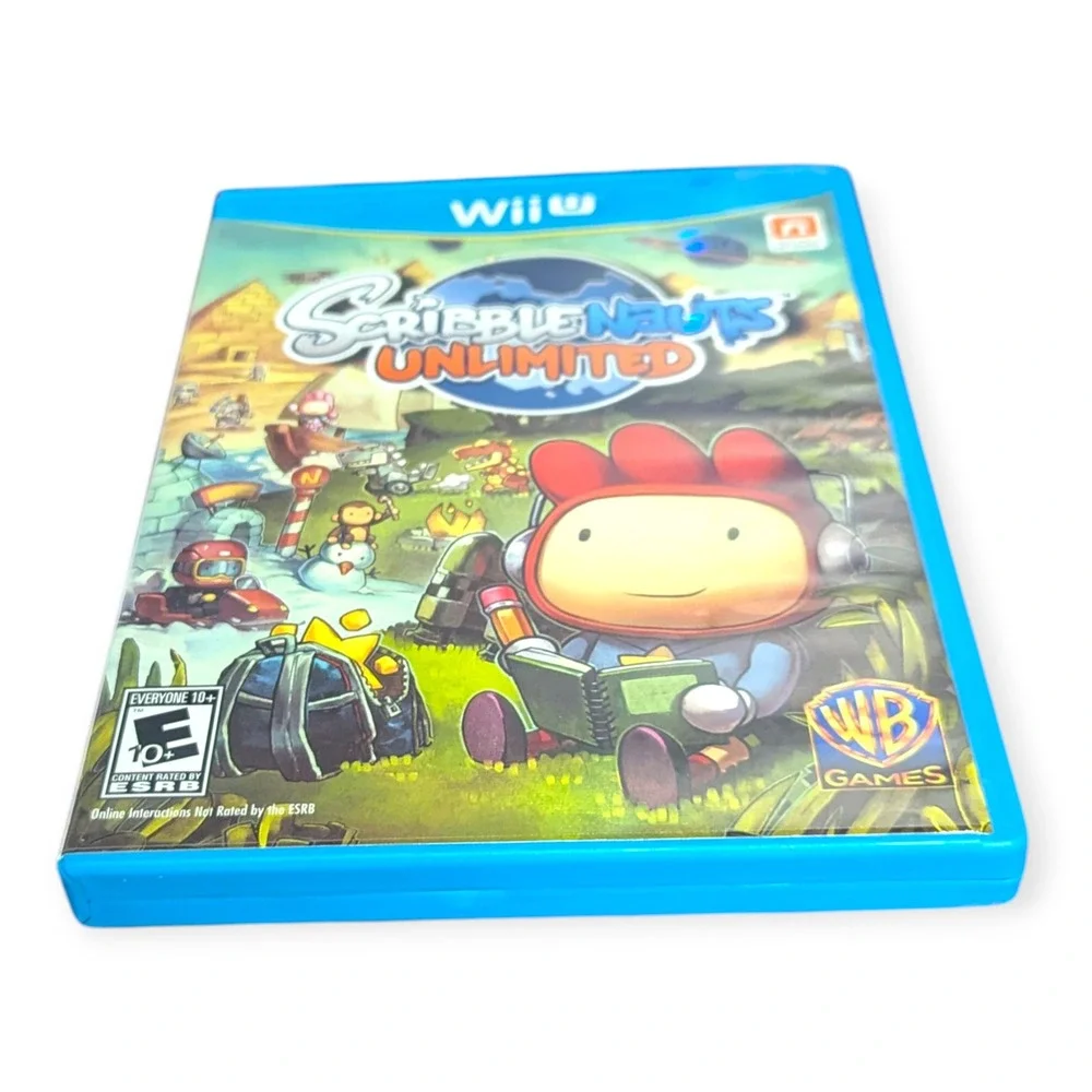 Scribblenauts Unlimited Nintendo Wii U CIB‎ Complete with Manual WB Games